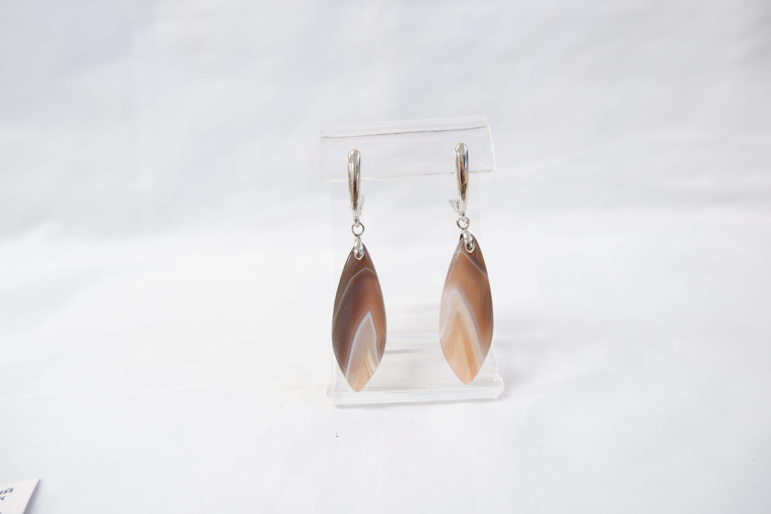 Серьги из агата Серьги из агата