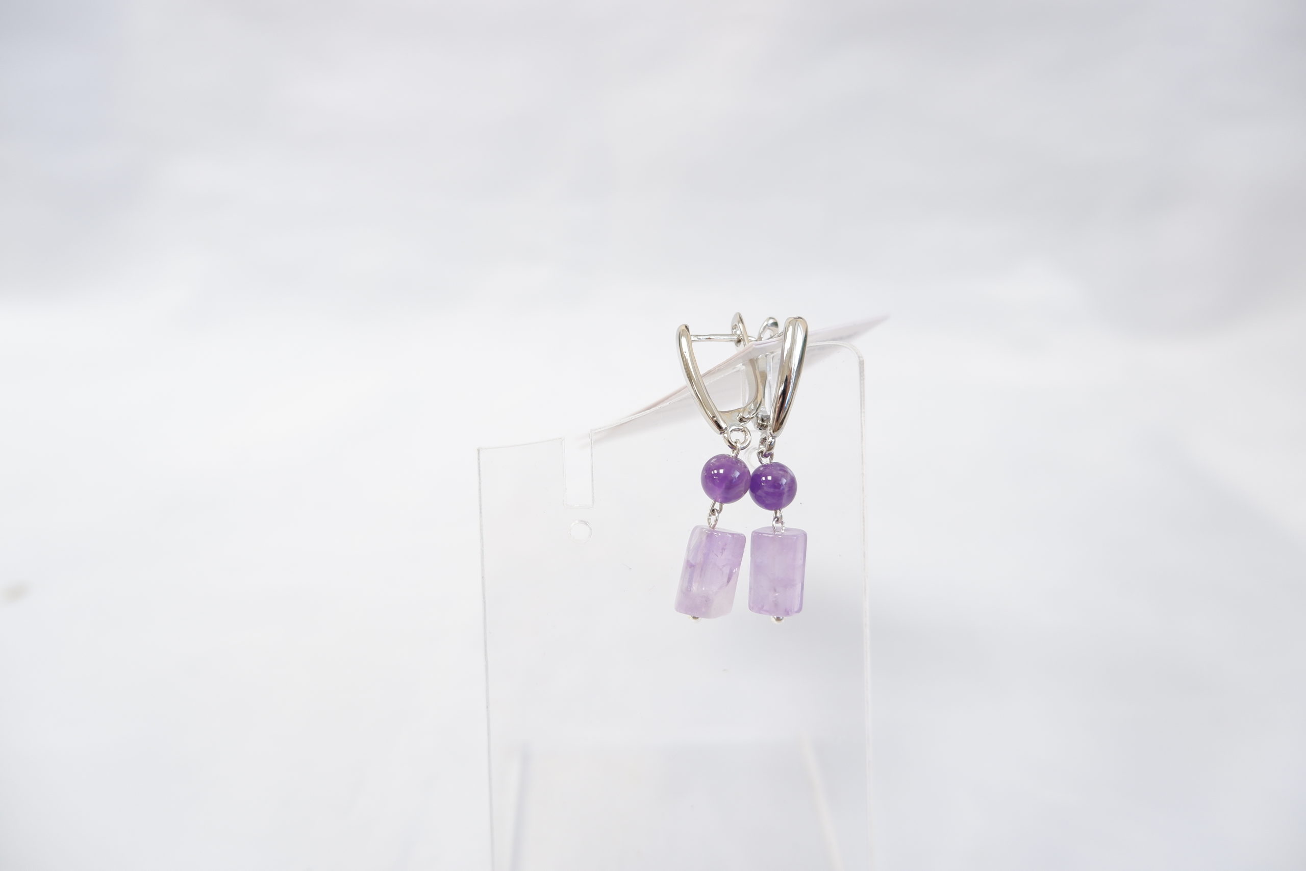 Серьги из аметиста Серьги из аметиста